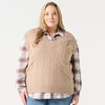 thumbnail image 1 of DV Gilet pull en tricot de câble, 1 of 4