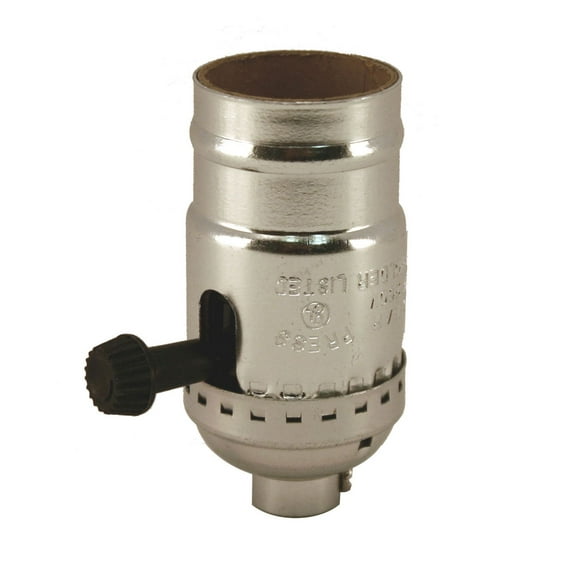 Atron Electro Industries Turn Knob Socket - Chrome