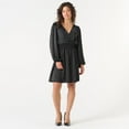 thumbnail image 2 of DV Robe croisée en satin, 2 of 4