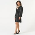 thumbnail image 3 of DV Robe croisée en satin, 3 of 4