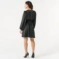thumbnail image 4 of DV Robe croisée en satin, 4 of 4