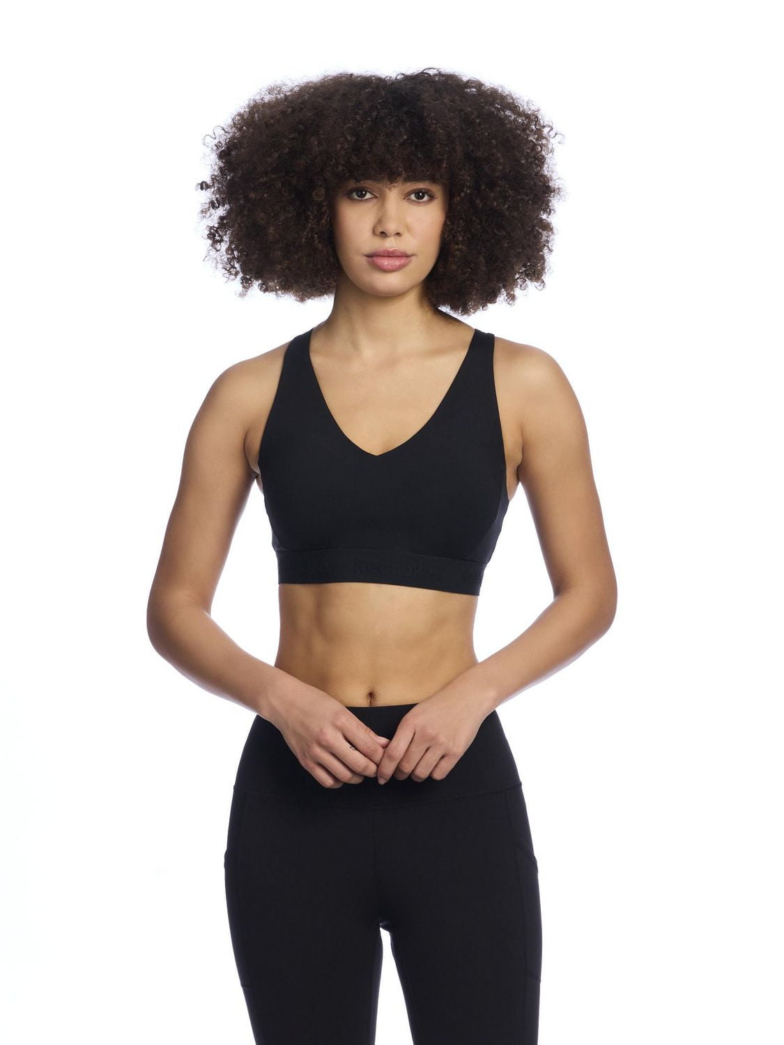Reebok Women's Stronger Printed Sports Bra With Removable Cups, Sizes XS-2XL
