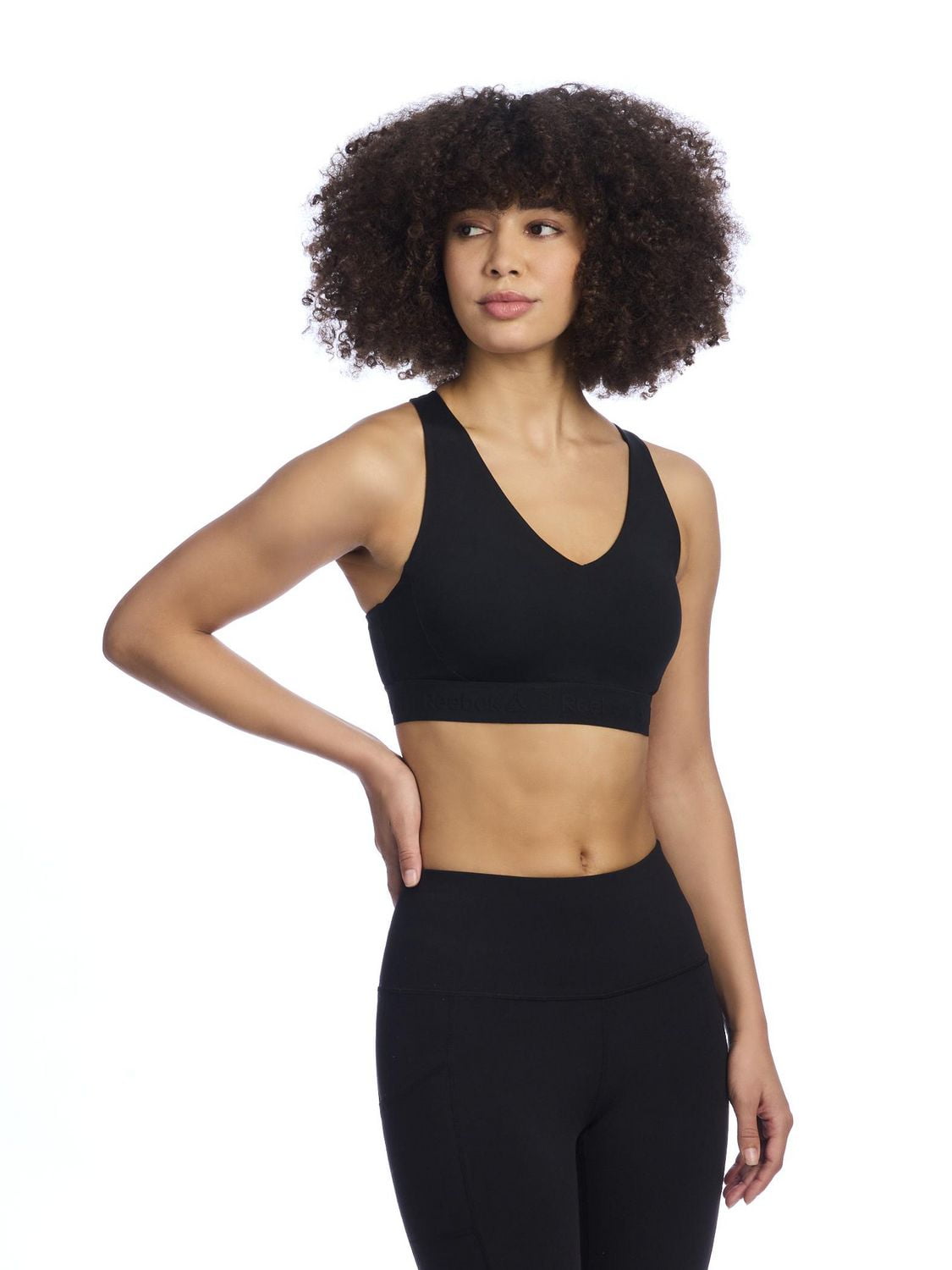 Reebok Women's Stronger Printed Sports Bra With Removable Cups, Sizes XS-2XL