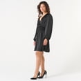 thumbnail image 3 of DV Robe croisée en satin, 3 of 4