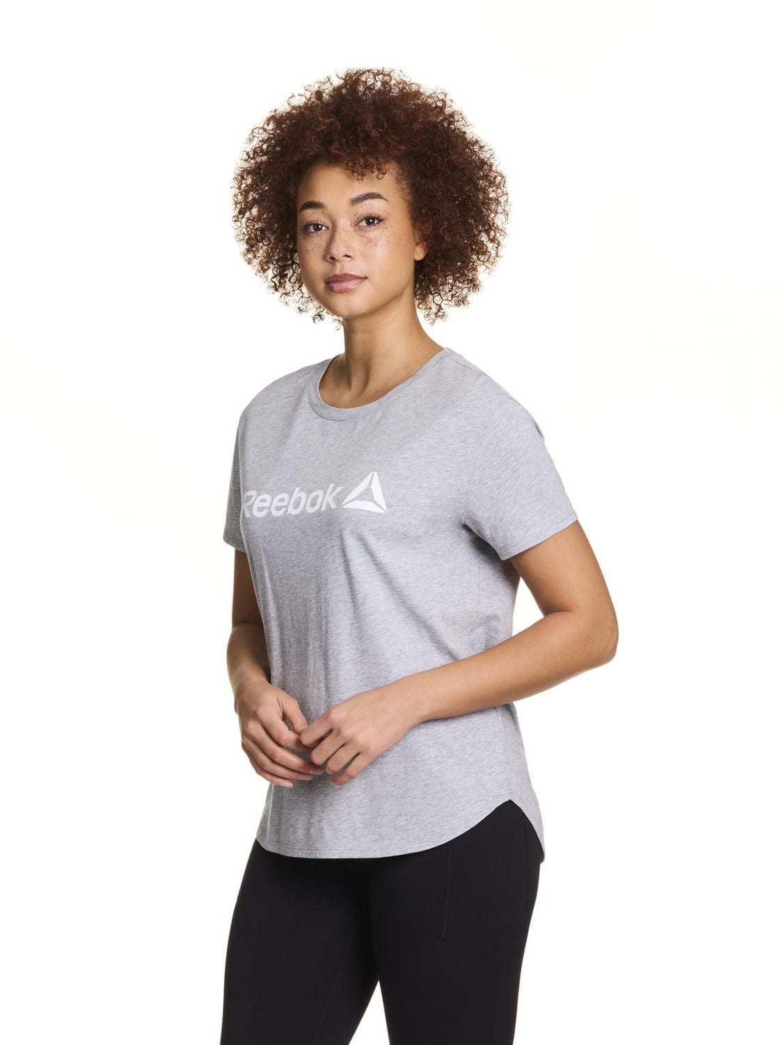 Reebok Women's Identity Short-Sleeve Jersey T-Shirt – All-Day Soft Comfort