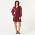 thumbnail image 2 of DV Robe croisée en satin, 2 of 4