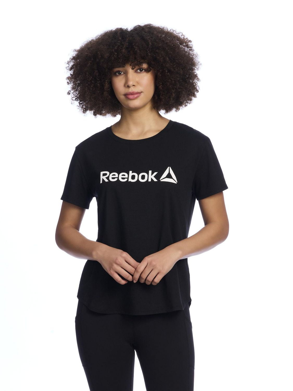 Reebok Women's Identity Short-Sleeve Jersey T-Shirt – All-Day Soft Comfort