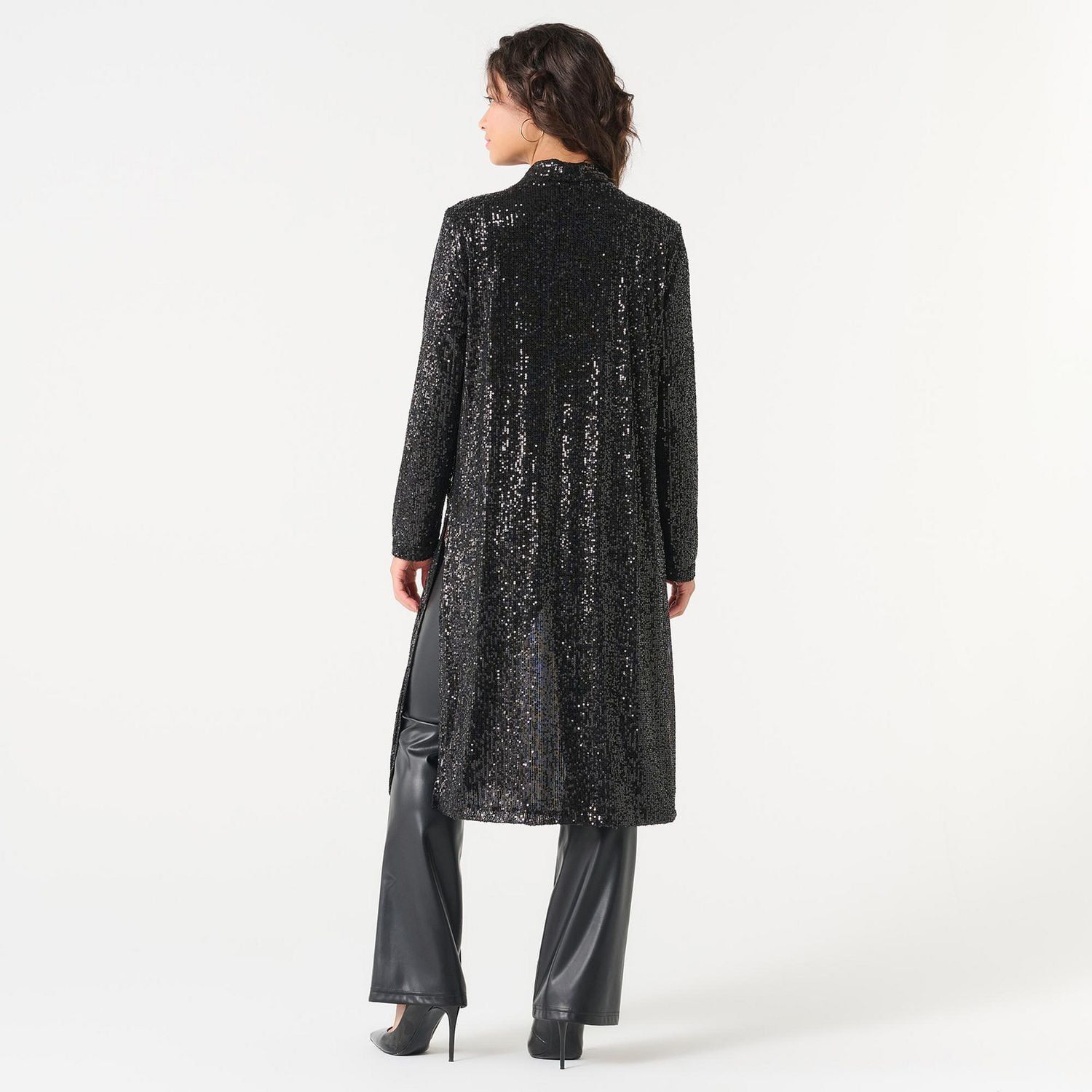 Sequin Duster Black  LAPOINTE Womens Jackets » Anechitoaie