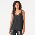 thumbnail image 1 of DV SATIN LACE CAMI, 1 of 4