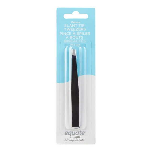 Equate Beauty deluxe Slant Tip Tweezers, Packet of 1