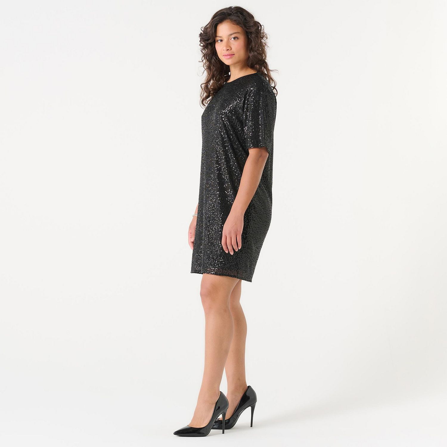 DV SEQUIN TSHIRT DRESS