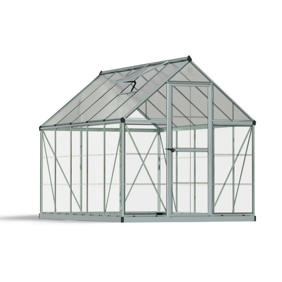 CANOPIA by PALRAM Hybrid 6 ft. x 10 ft. Greenhouse Kit - Silver