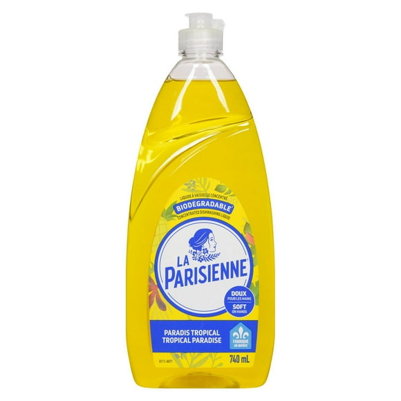 La Parisienne Tropical Paradise Liquid Dish Soap, Liquid Dish Tropical 740ml