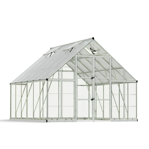 CANOPIA by PALRAM Balance 10 ft. x 12 ft. Greenhouse Kit - Silver<br>
