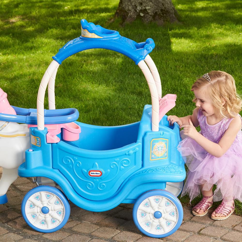 Little Tike Princess Horse shops & Carriage - Frosty Blue