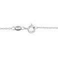 thumbnail image 3 of Quintessential Sterling Silver Dancing Stone Heart Pendant on 18" chain, 3 of 4