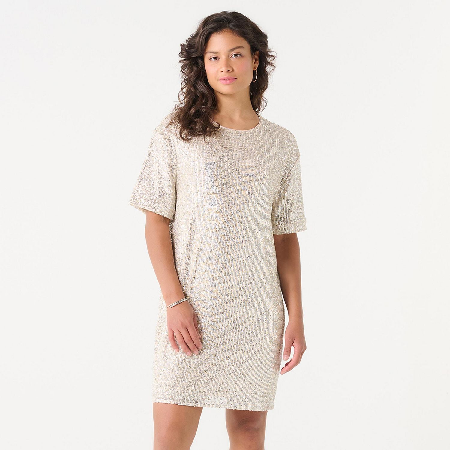 DV Robe t-shirt à paillettes