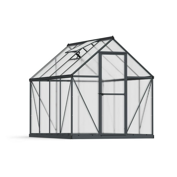 Canopia by Palram Mythos 6 ft. x 8 ft. Greenhouse Kit - Grey