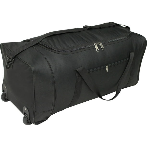 Grand sac de sport noir / gris 69 cm