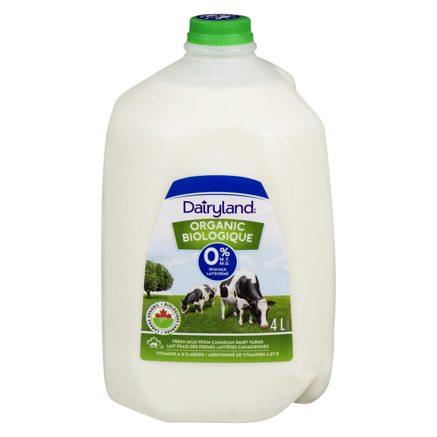 Dairyland Skim Organic Milk Walmart Canada