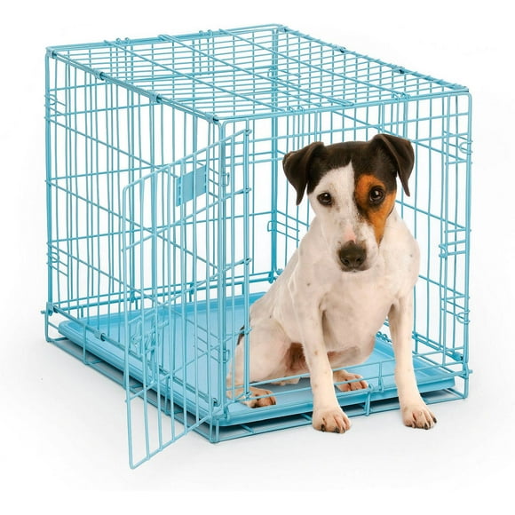 Midwest Homes For Pets iCrate Single Door Light Blue Dog Crate