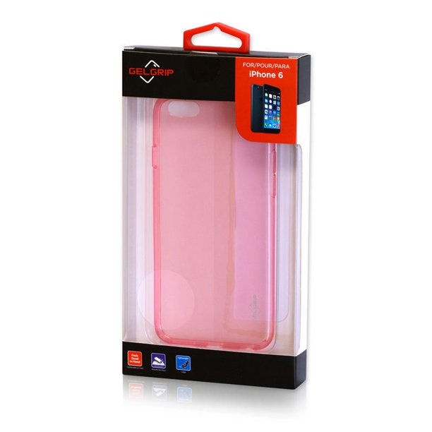 Gel Grip IP6TPK - Étui mince rose pour iPhone 6