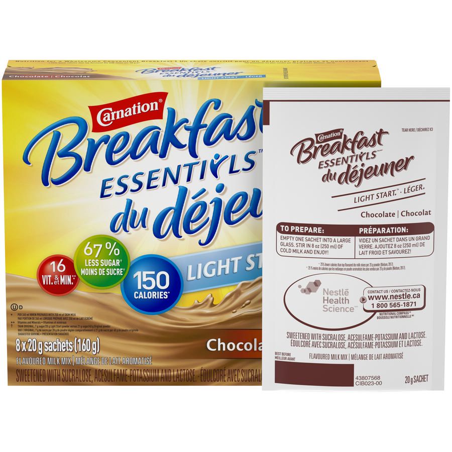 Carnation Breakfast Essentials Light Start, Breakfast Drink Mix