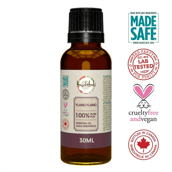 Buhbli Brands - 100% Pure Ylang Ylang Essential Oil, 30ml, All Natural and Pure - Bottled in Canada