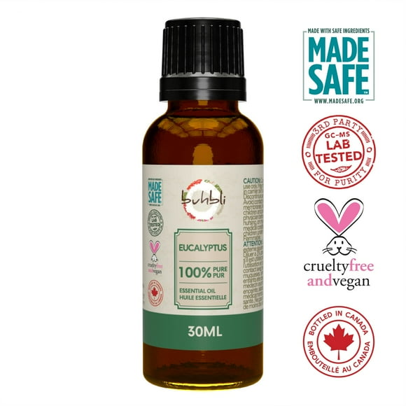 Buhbli Brands - 100% Pure Eucalyptus Essential Oil 30ml, All Natural and Pure - Bottled in Canada