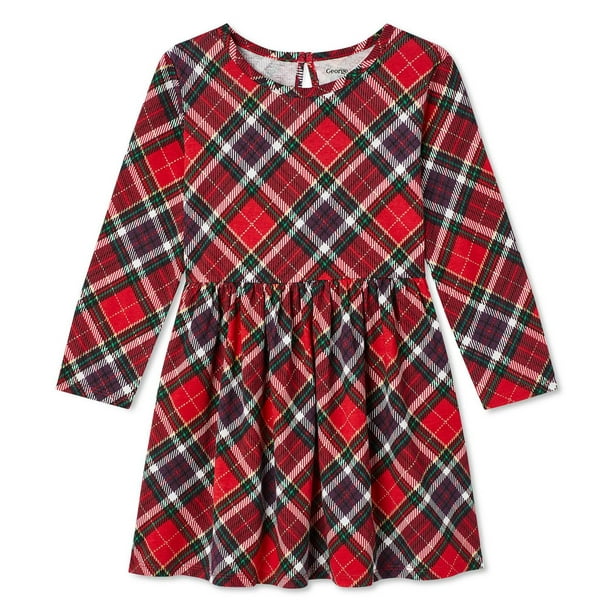 George Toddler Girls' Long Sleeve Dress - Walmart.ca