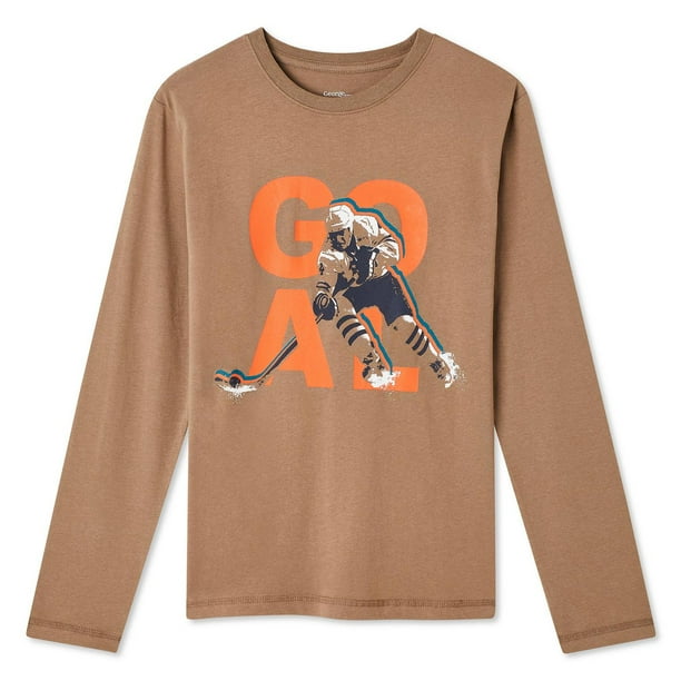 T-shirt Sport à Manches Longues Avec Imprimé Graphique George Pour Garons Bleu T-shirt Sport à Manches Longues Avec Imprimé Graphique George Pour Garons Bleu