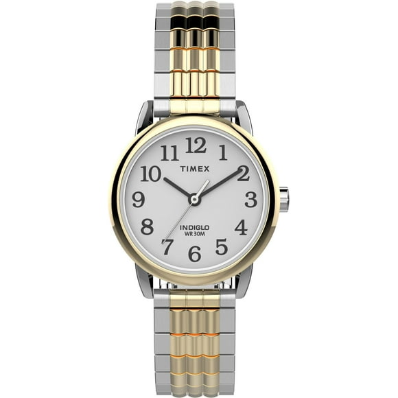 Timex® Easy Reader® Stainless Steel Expansion Band Watch with Perfect Fit