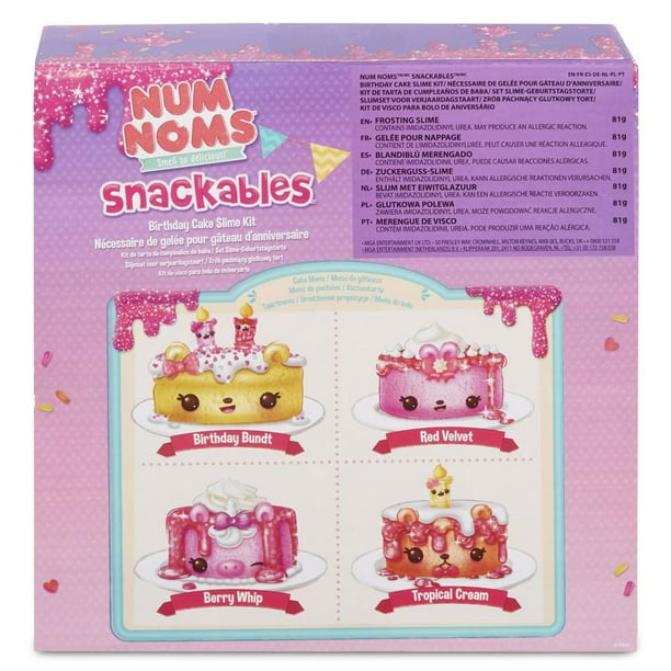 Num Noms Snackables Birthday Cake Slime Kit - 20Toys