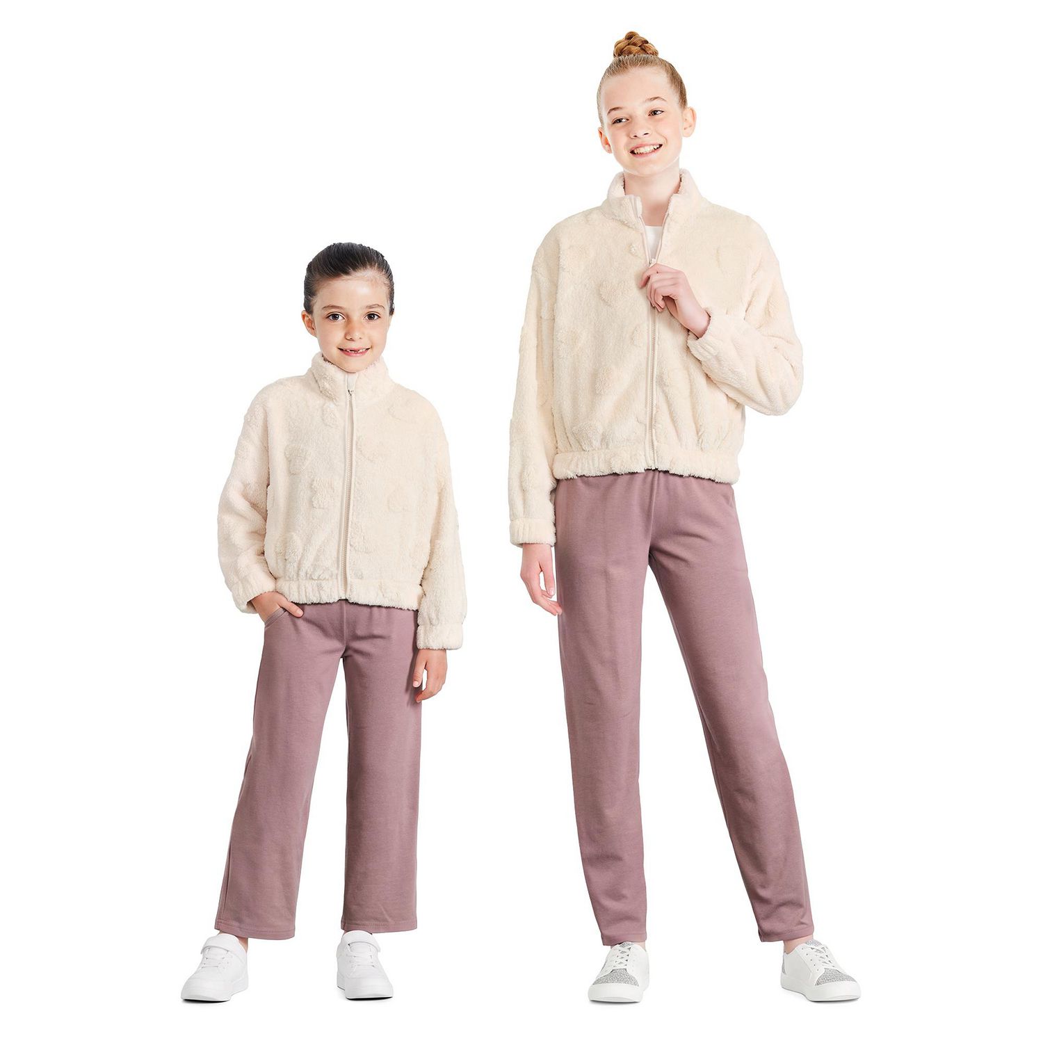 George Girls' Carved Fleece Jacket