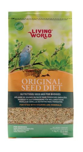 living World Original Seed Diet for Budgies 1 Kg 2.2 Lb Walmart