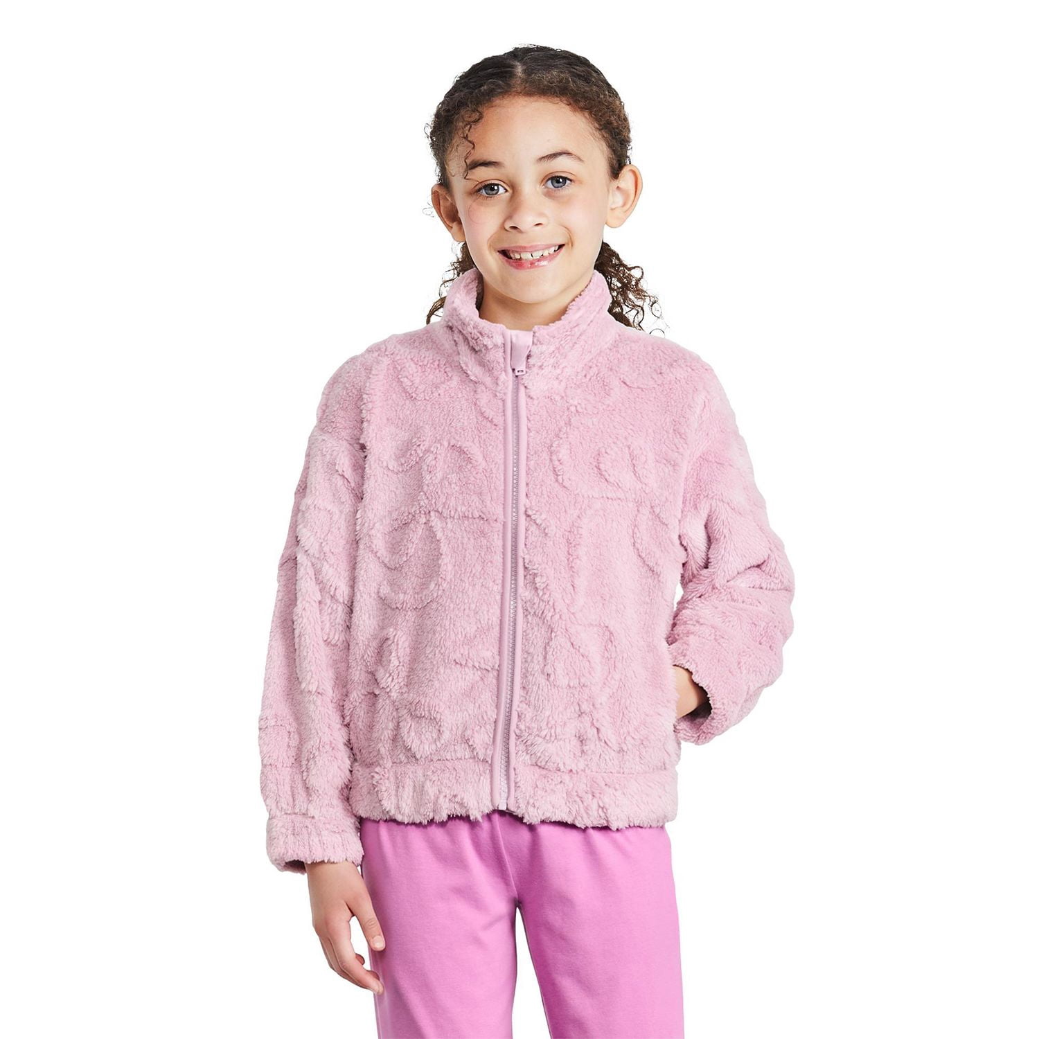 George Girls' Carved Fleece Jacket
