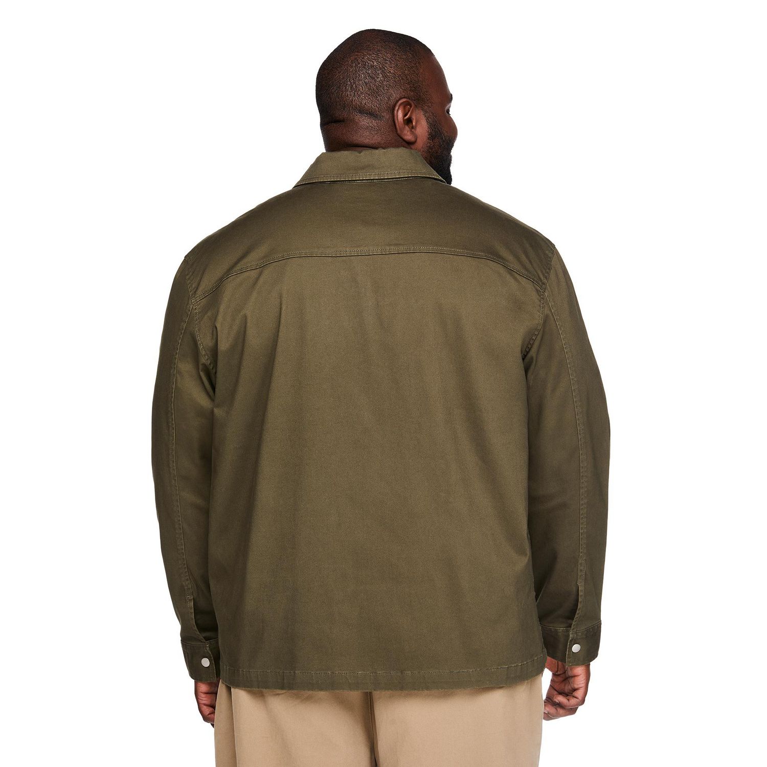 George Big Men's Full Zip Overshirt