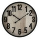 Horloge murale Home Trends 16 "gris délavé Horloge murale de 16 "de diamètre – image 1 sur 4