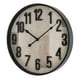 Horloge murale Home Trends 16 "gris délavé Horloge murale de 16 "de diamètre – image 3 sur 4
