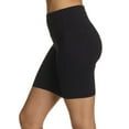 thumbnail image 4 of Reebok Women’s ‘Reflex’ High-Rise 7” Inseam Biker Shorts with Pockets, 4 of 6