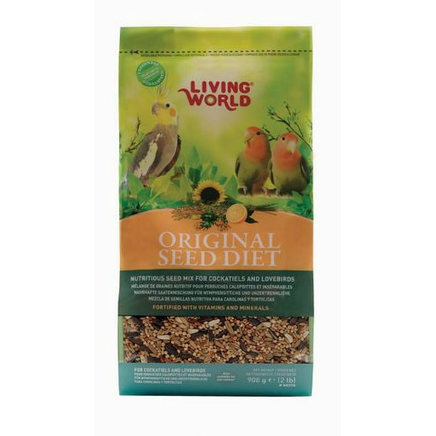 "Graines Living World pour perruches calopsittes, 908 g (2 lb)