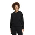 thumbnail image 2 of Reebok Women's Feels Good Meet & Greet Crew French Terry Sweatshirt, 2 of 6