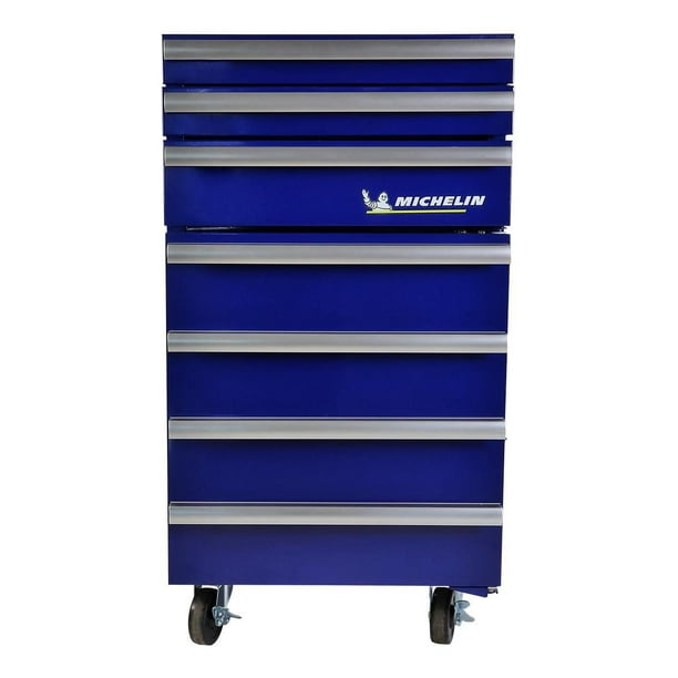 Coffre à outils avec réfrigérateur compact Michelin, 1,8 pi3 (50 L), bleu