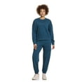 thumbnail image 4 of Reebok Women's Feels Good Meet & Greet Crew French Terry Sweatshirt, 4 of 6