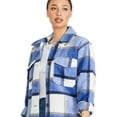 thumbnail image 2 of George Women's Plaid Shacket, 2 of 6