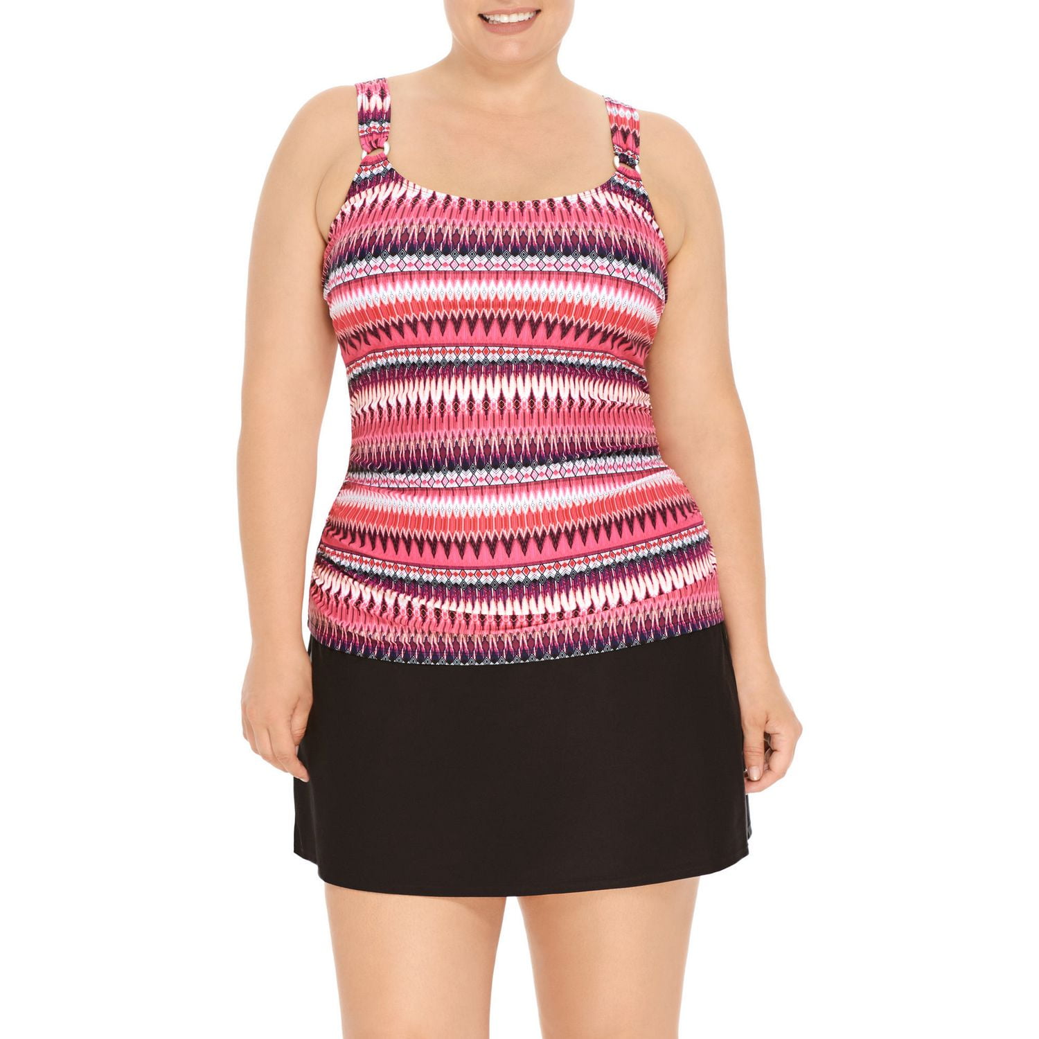 Krista Plus Dcup Tankini Swim Top Walmart Canada