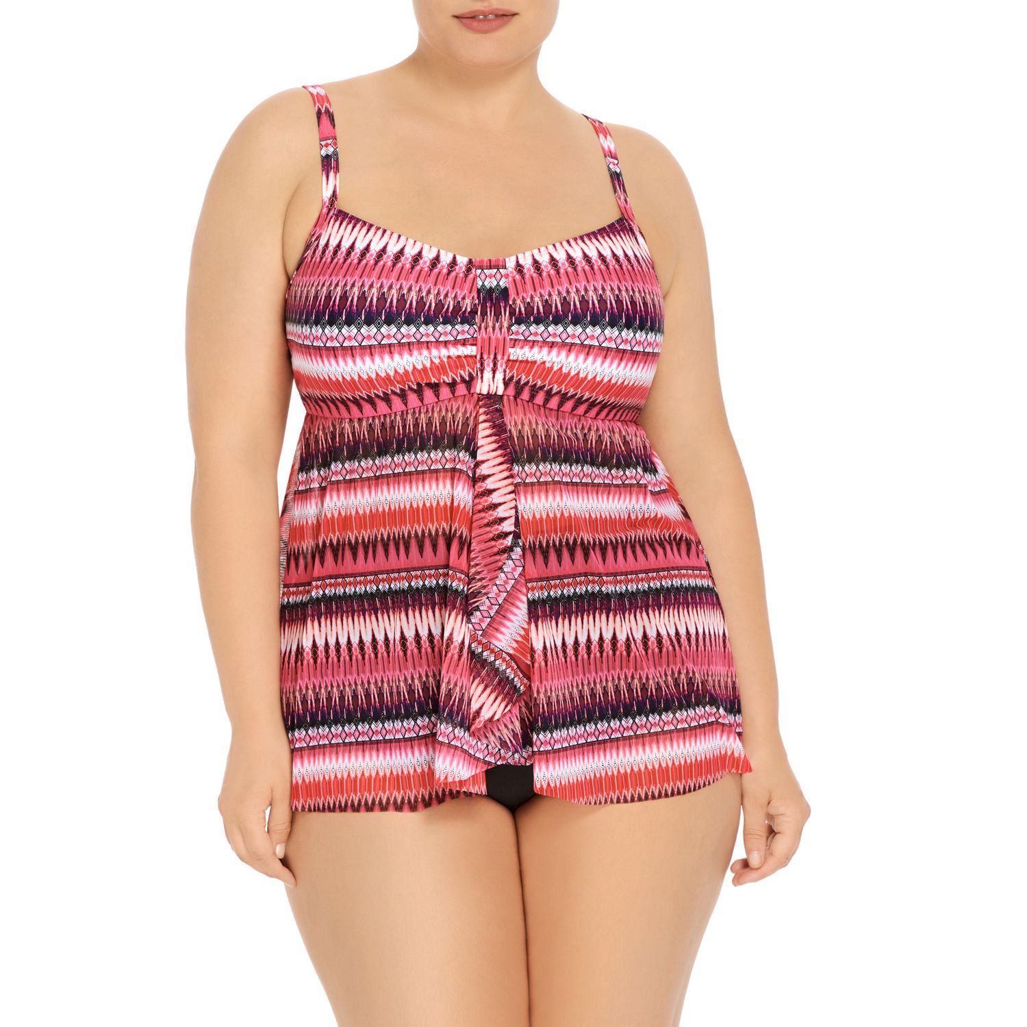 Krista Plus Dcup Tankini Swim Top Walmart Canada