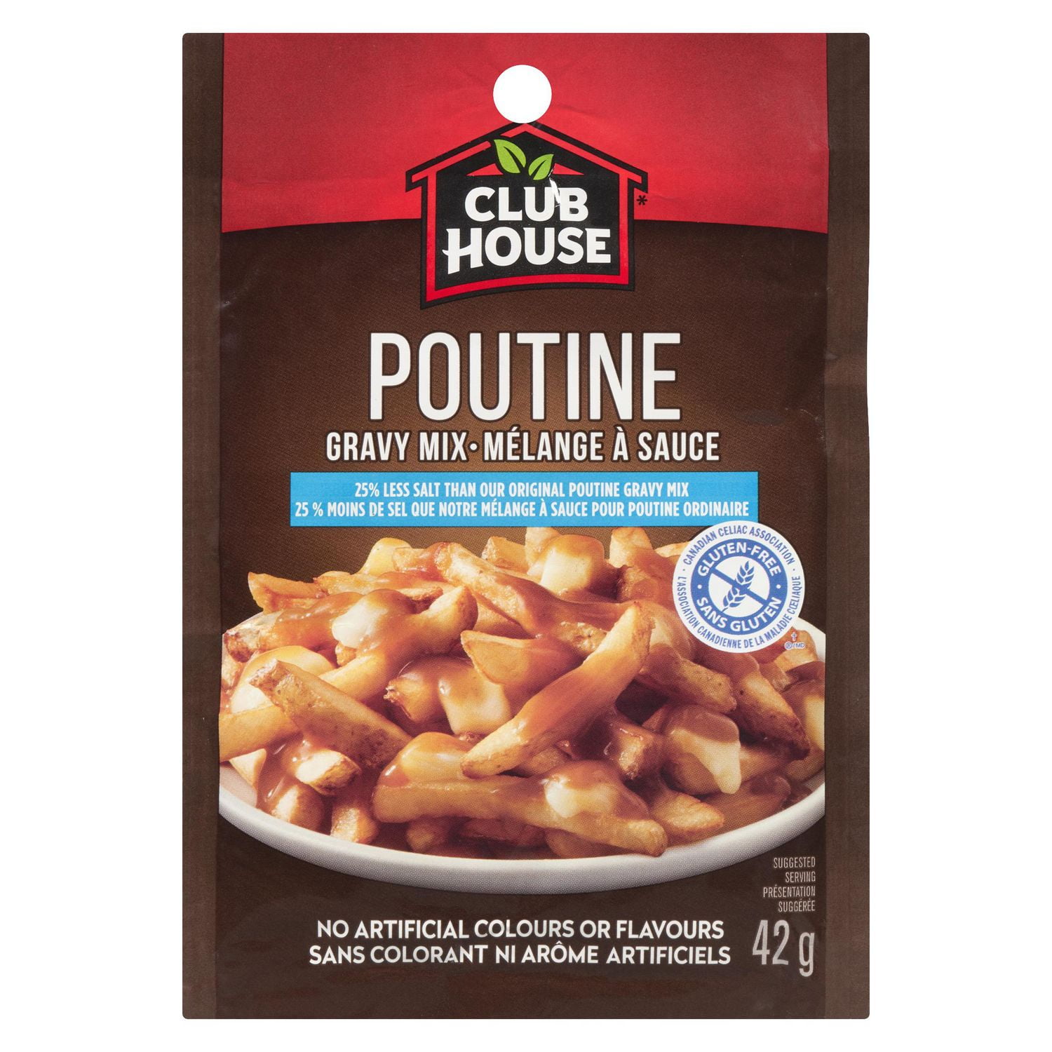 Club House 25 Less Salt & GlutenFree Poutine Gravy Mix Walmart Canada