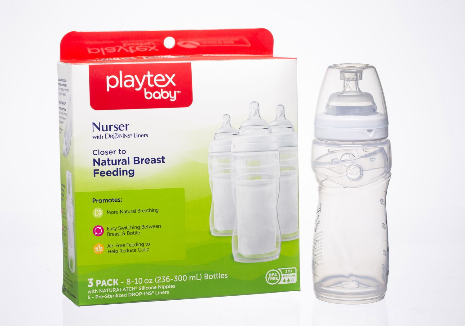 Playtex Baby BPAFree Nurser Baby Feeding Bottles Walmart Canada