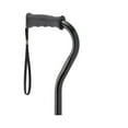 thumbnail image 2 of Medline Aluminum Offset Cane with Gel Grip, Black, 2 of 3